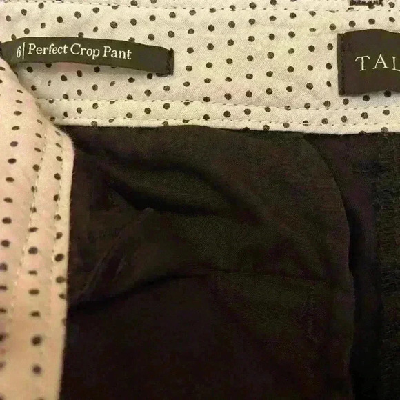 Talbots Woman’s Perfect Crop Pants -Black Size 6 - Picture 6 of 6